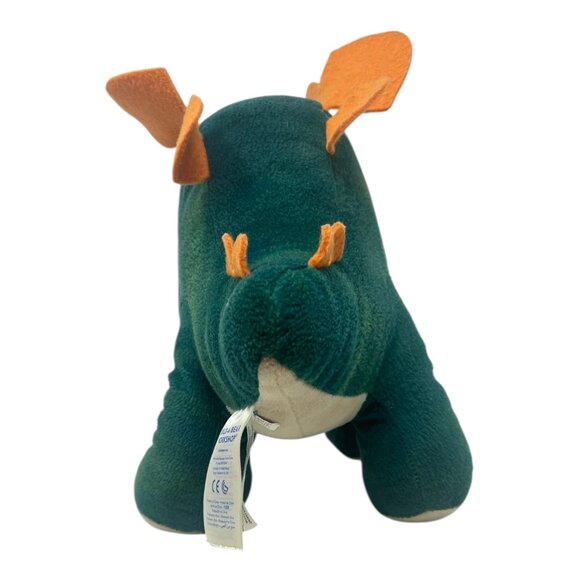 Build-A-Bear BAB Workshop Green Orange Dinosaur Plush Toy Stuffed Animal - Picture 4 of 9